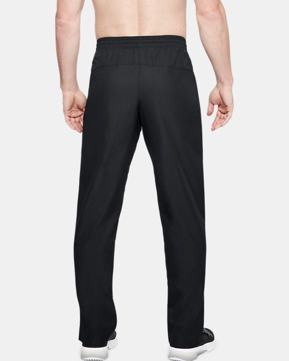 Men's UA Sportstyle Woven Pants in Black image number 1